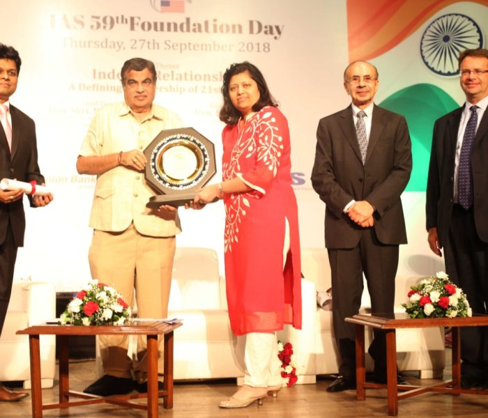 Award From The Indo American Society